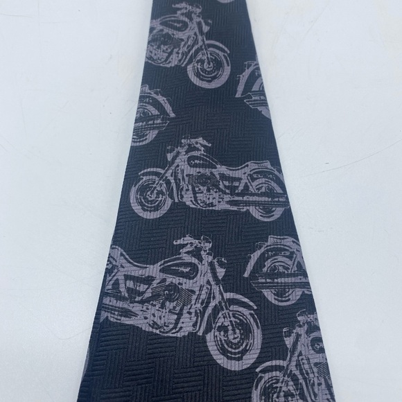 Looney Tunes Tie Mens 4x60 Black Taz Bikelife Edgy Bikercore Fun Bad Vintage - Picture 6 of 7